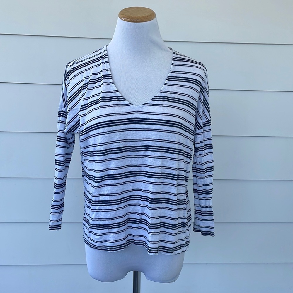 Joie long sleeved striped shirt